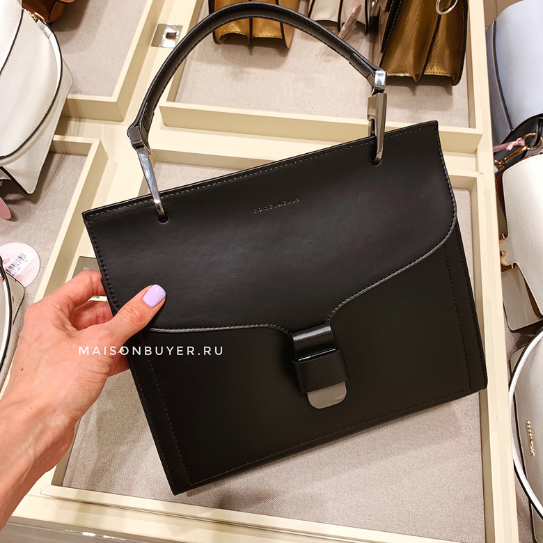 сумка Coccinelle phebe medium цвет черный HB0030S