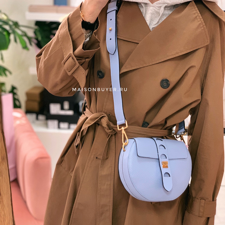 сумка Coccinelle Carousel цвет cosmic lilac / голубой HB0075S