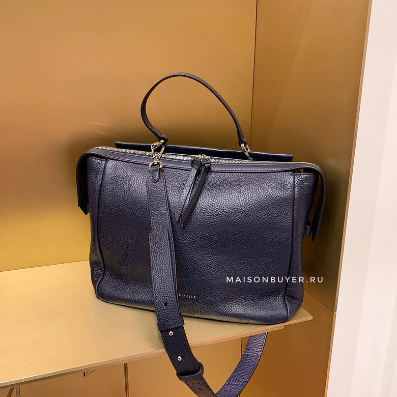 сумка Coccinelle Carol medium цвет navy / синий HB0070S