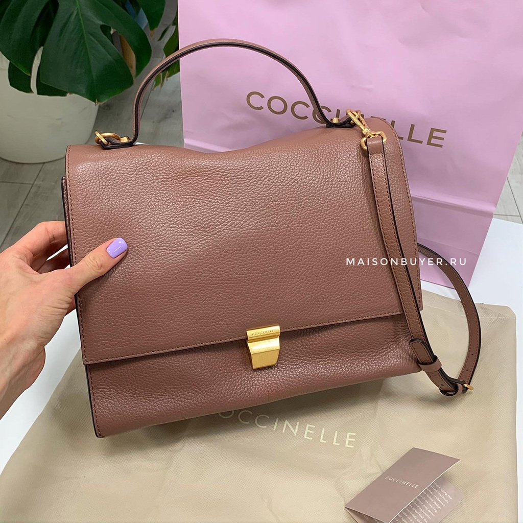 сумка Coccinelle Frances medium цвет terra  HB0046G