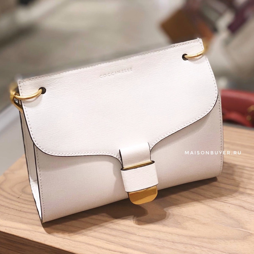сумка Coccinelle phebe saffiano мини цвет white / белый HB0091S