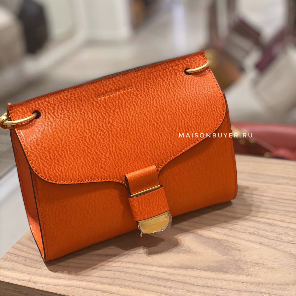 сумка Coccinelle phebe saffiano мини цвет orange / оранжевый HB0092S