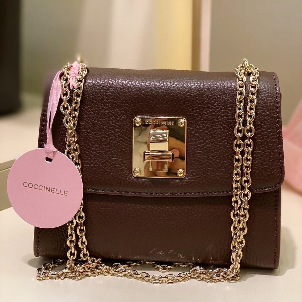 сумка Coccinelle Agatha xs цвет Cacao / какао HB0176XS