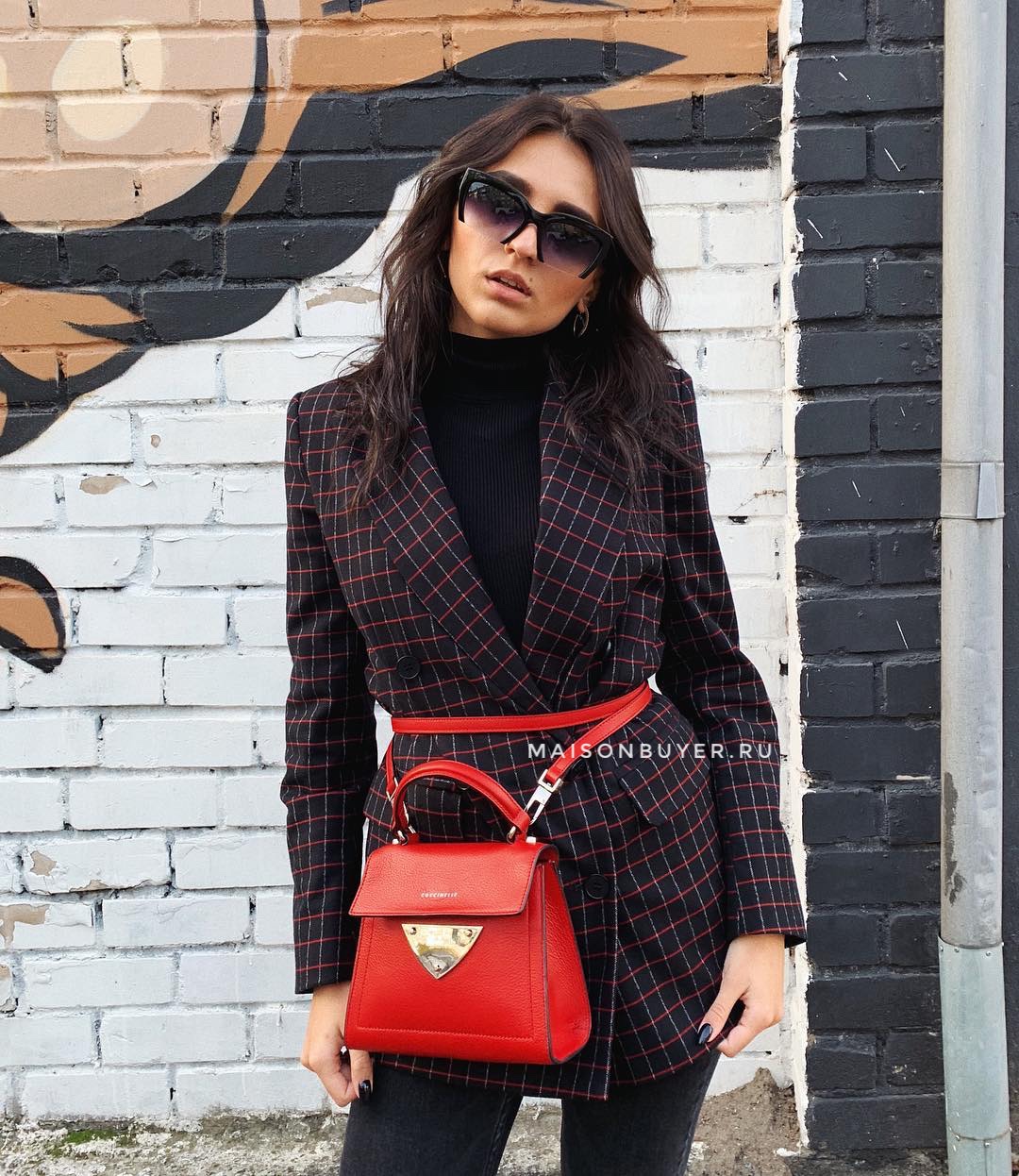 сумка COCCINELLE B14 MINI цвет TOMATO RED / красный HBB14S05