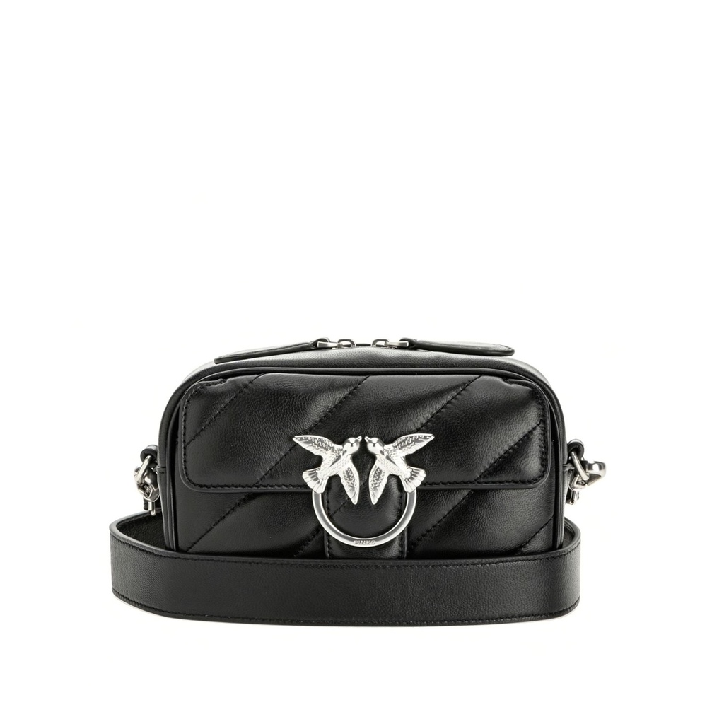 сумка PINKO BABY SQUARE BAG QUILT цвет black / черный HBASQUARE01B