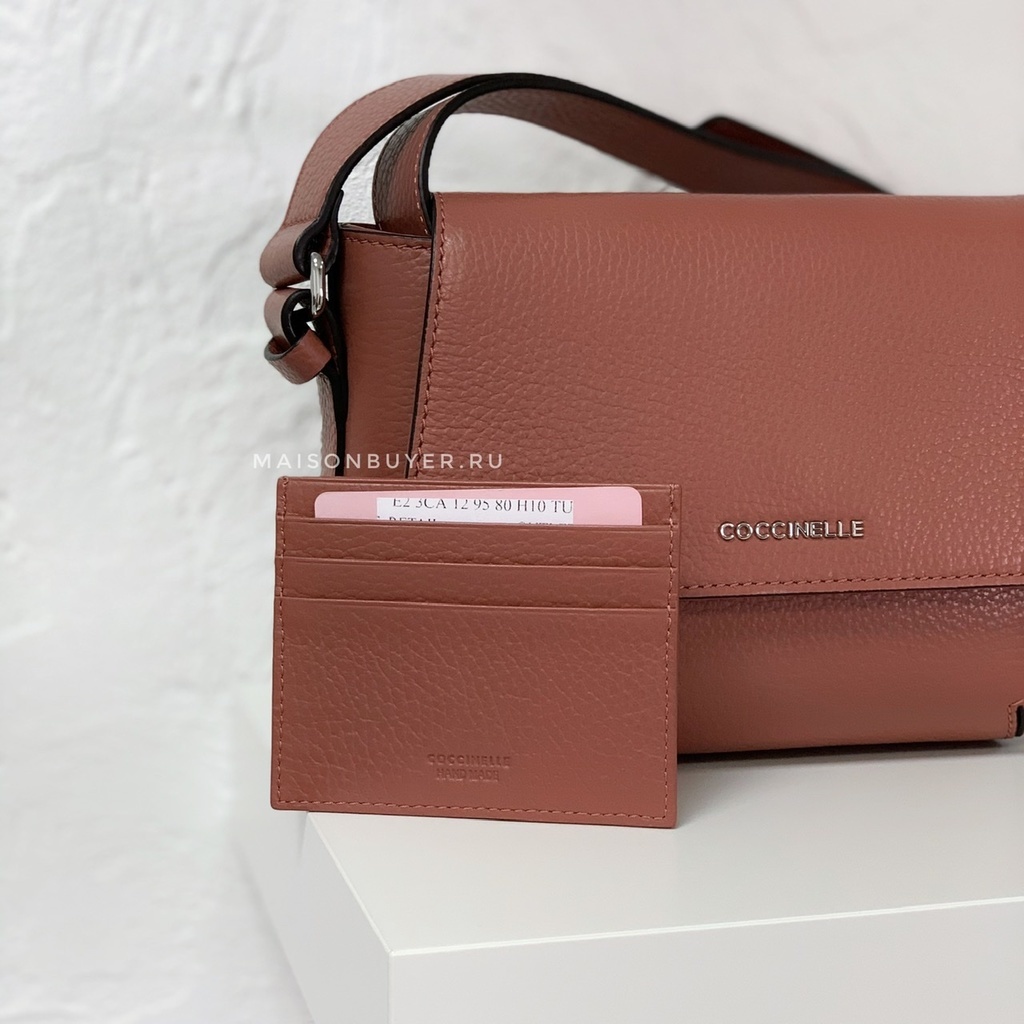 кардхолдер  coccinelle цвет mars dust / розово-коричневый CHCOCCI03