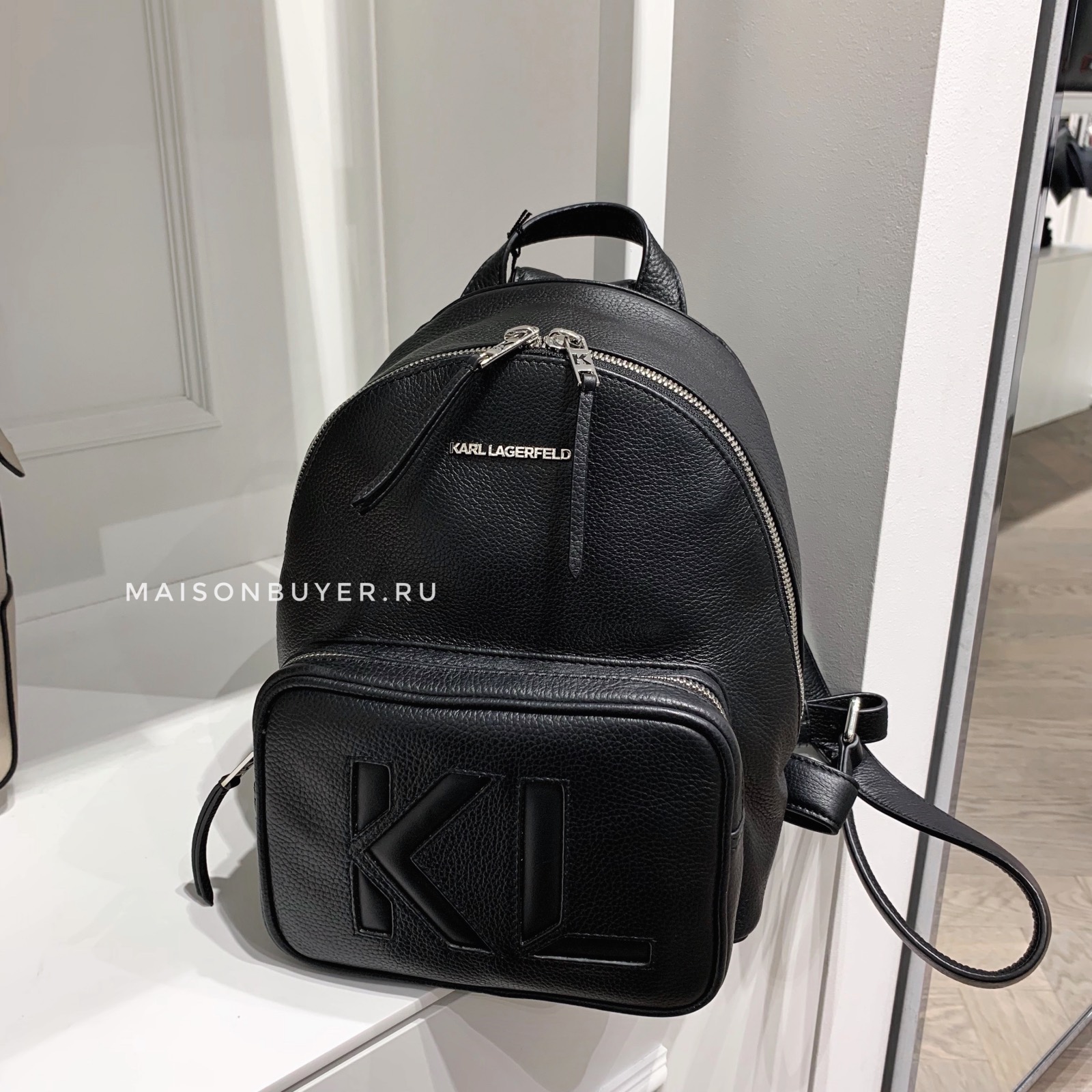 рюкзак Karl Lagerfeld medium black / черный BPKARL01S