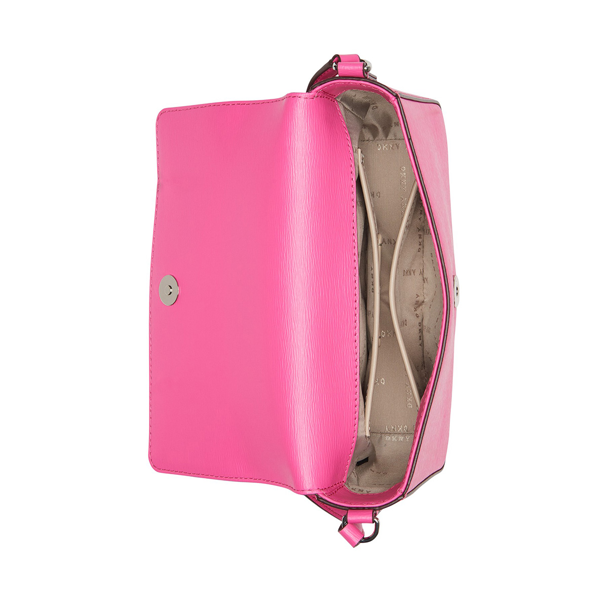 сумка DKNY Bryant Flap Crossbody цвет bright pink / ярко-розовый HBBRYANT13F