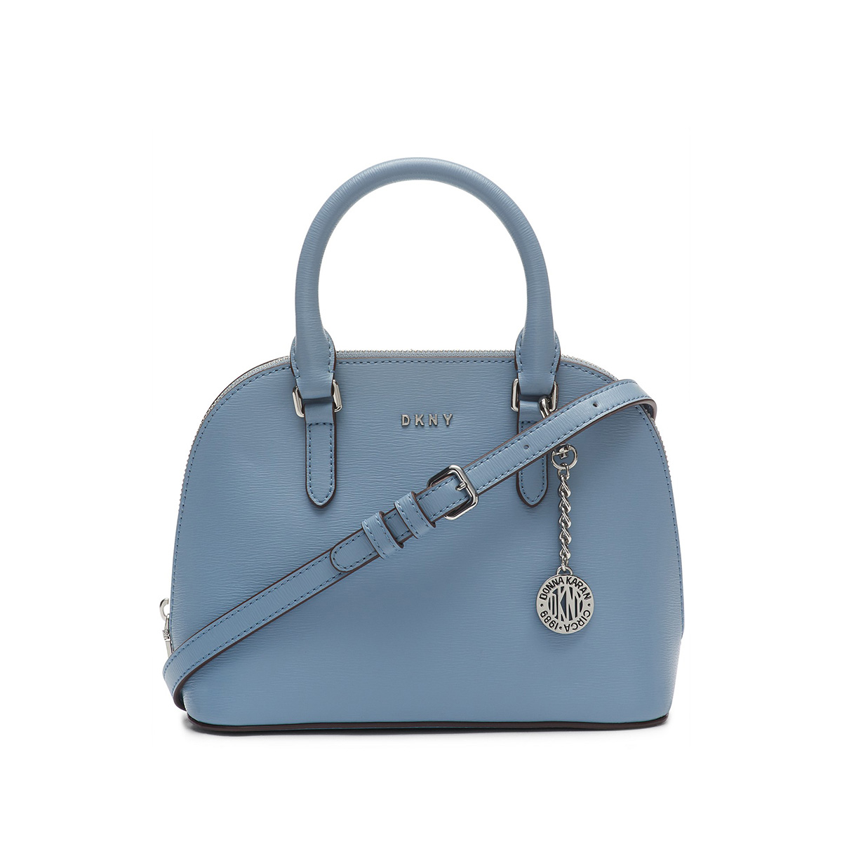 сумка DKNY Bryant Dome satchel цвет Blue Moon / серо-голубой HBDOME15S