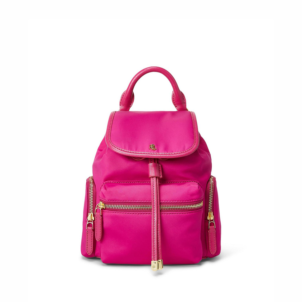 нейлоновый рюкзак Lauren Ralph Lauren Nylon Keely Small Backpack цвет Deep Fuchsia / розовый BPKeely02S