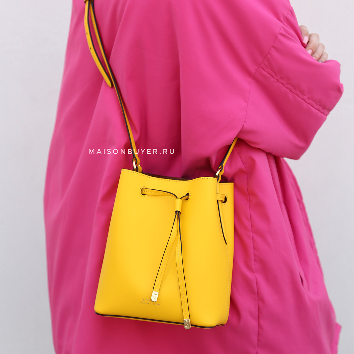 сумка Lauren Ralph Lauren Dryden Debby II Mini Bag цвет Yellow / желтый HBDebby04S