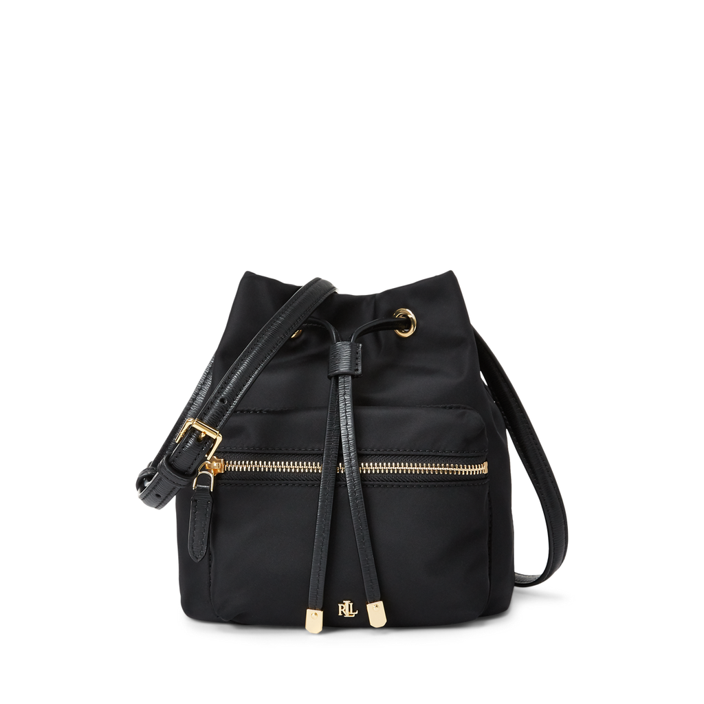 нейлоновая сумка Lauren Ralph Lauren Nylon Mini Debby II Bag цвет black / черный HBDebby03S