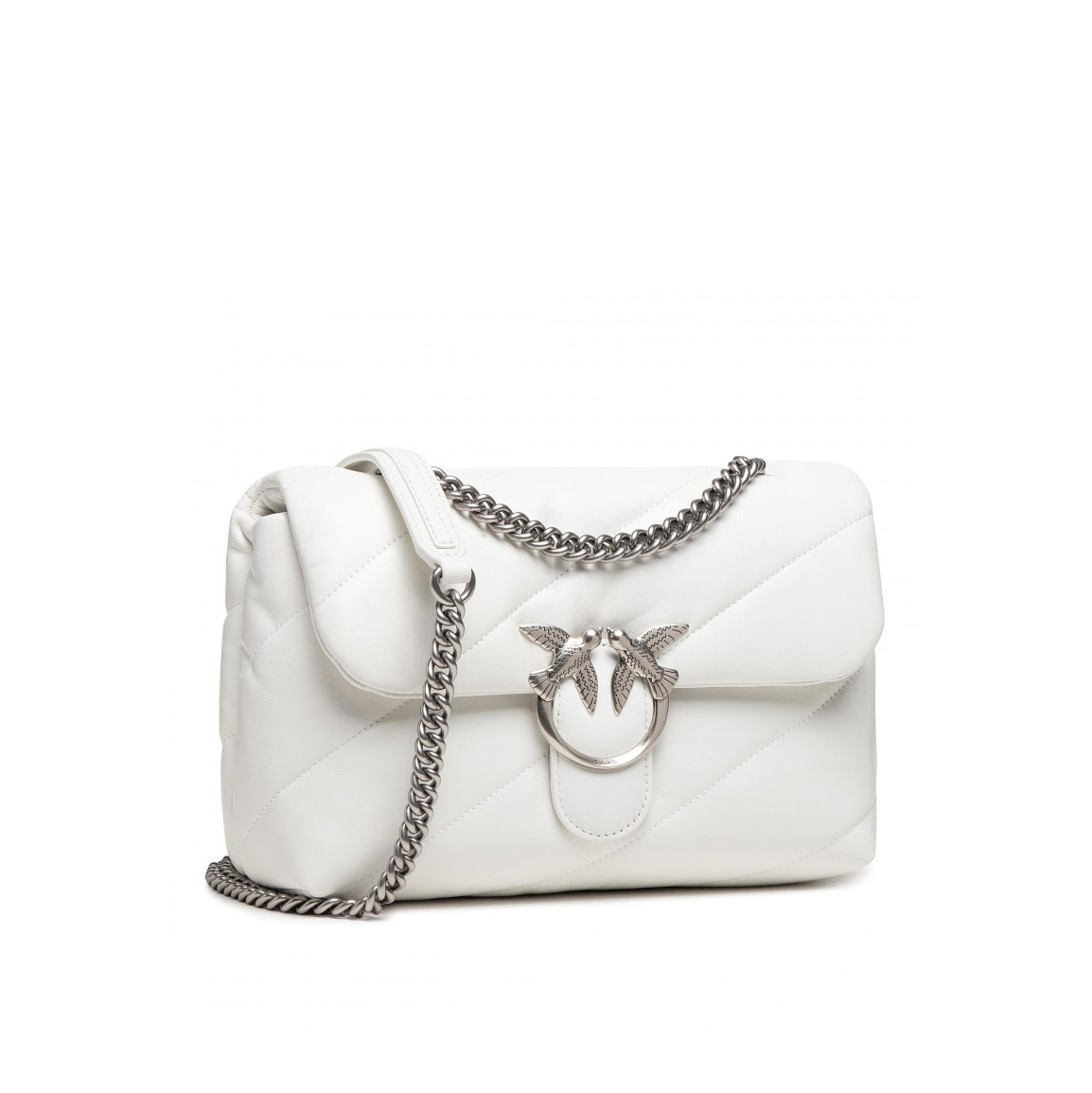 СУМКА PINKO PUFF CLASSIC SS21 BIANCO / БЕЛЫЙ HBPUFFMQUILT07M