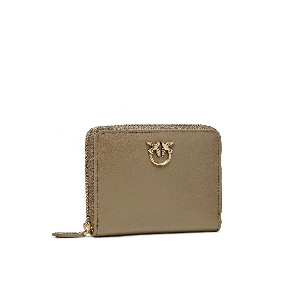 кошелек PINKO ZIP-AROUND WALLET AW21/22 цвет ASHEN WALNUT / Хаки PINKOWALLET02