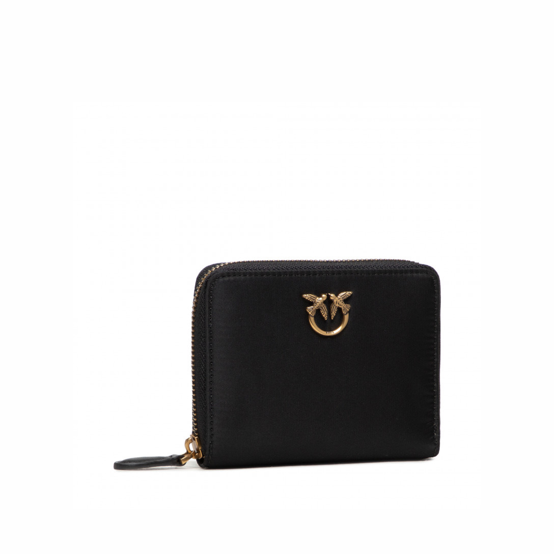 кошелек PINKO ZIP-AROUND WALLET AW21/22 цвет LIMOUSINE BLACK / Черный PINKOWALLET01S