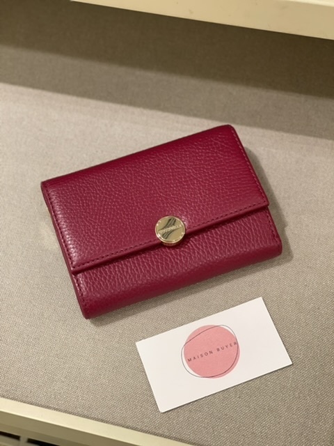 средний кошелек COCCINELLE OLIVIA medium wallet Deep violet / малиновый WLCOCCIOLM01P