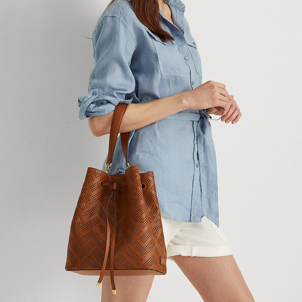 сумка Lauren Ralph Lauren Debby цвет Lauren Tan / Кэмел HBDebby05M