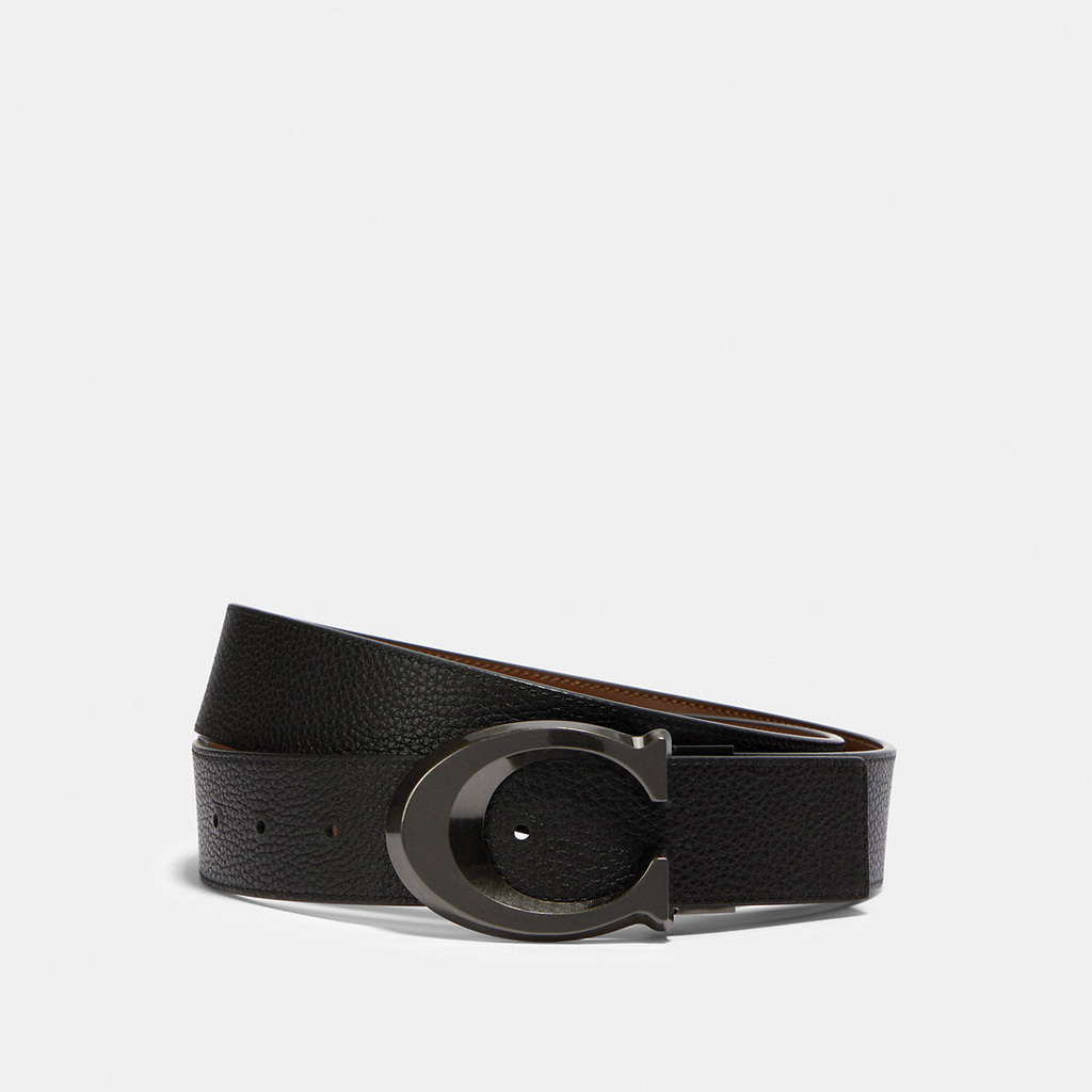 унисекс ремень COACH 38mm цвет Black / Черный BLCOACH01S