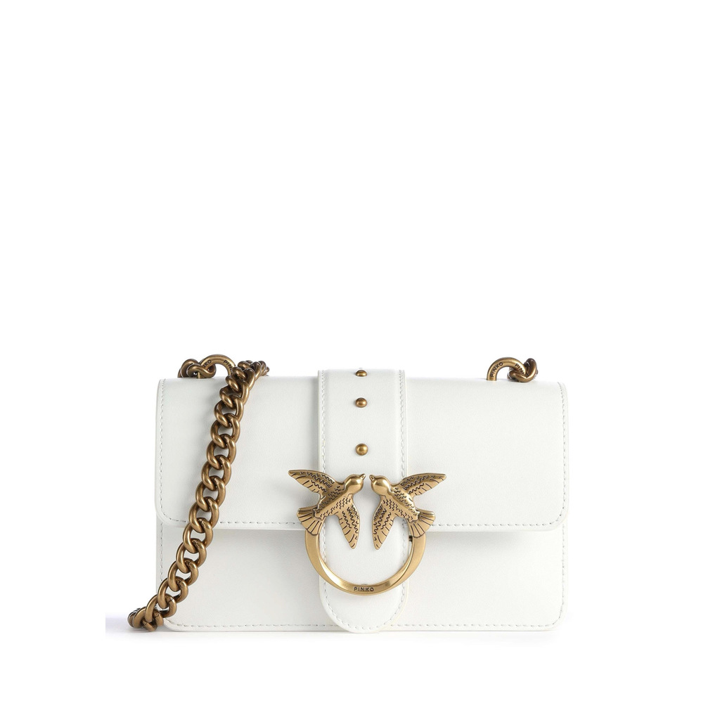 сумка PINKO MINI LOVE SIMPLY AW21/22 цвет WHITE / Белый HBSIMPLY212202S