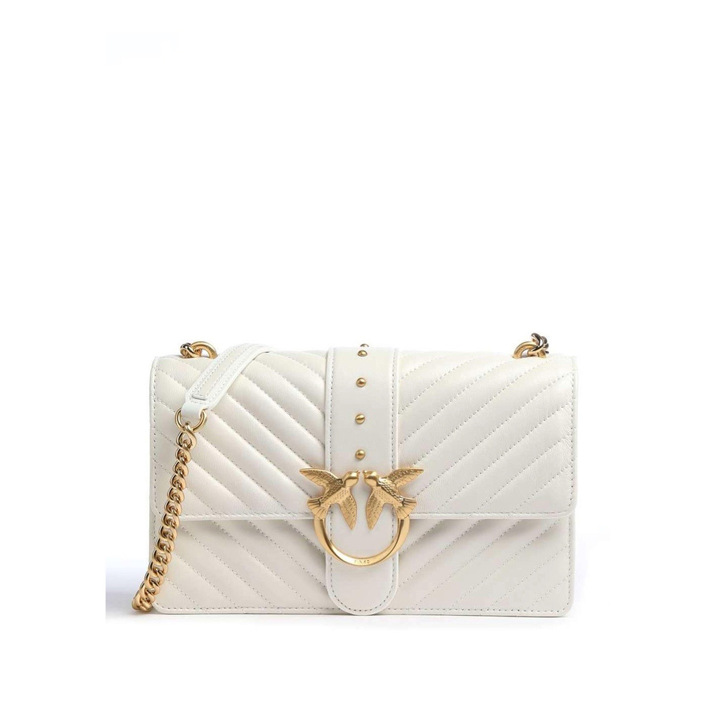сумка PINKO CLASSIC QUILTED AW21/22 цвет WHITE / Белый PIQUILTED212202M