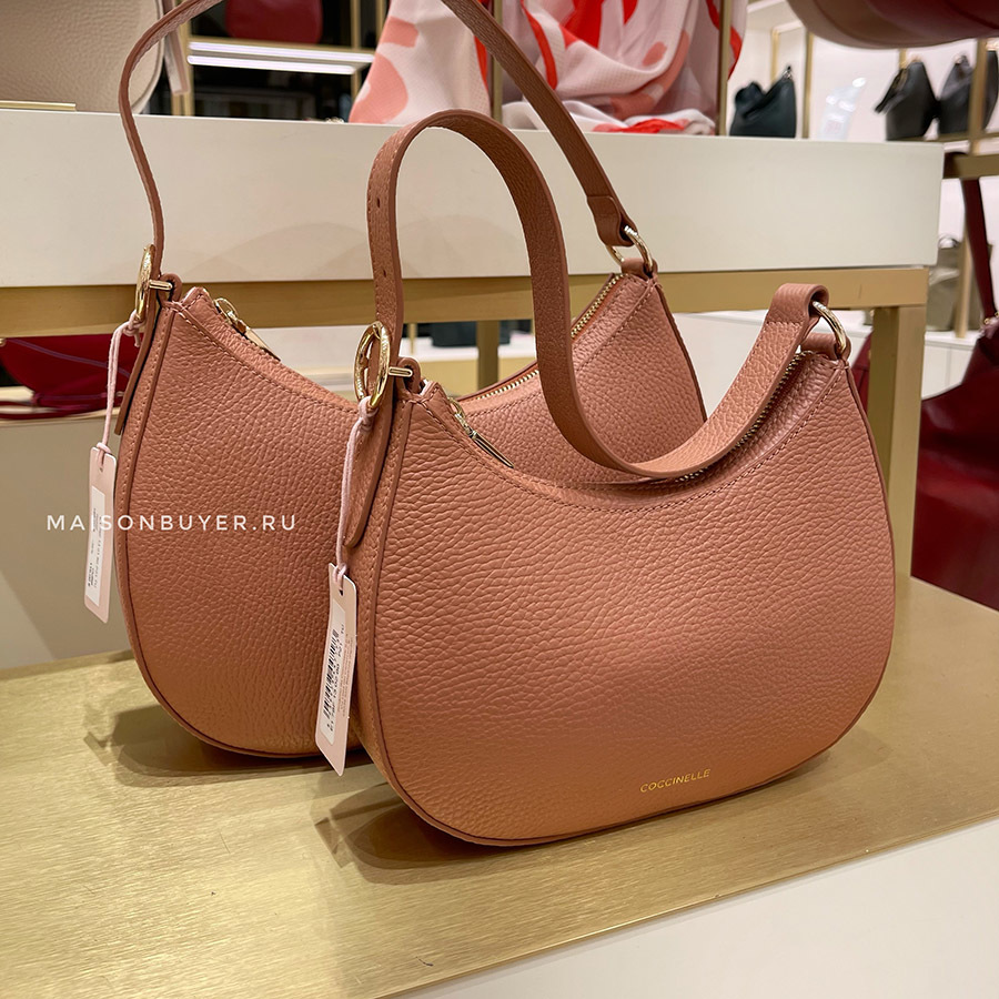 сумка COCCINELLE LOTUS цвет Litchi / Перик COLOTUS61S COLOTUS61M