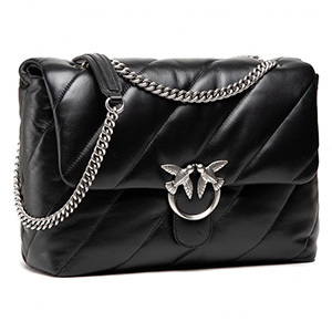 сумка LOVE BIG PUFF MAXI QUILT SS’21 цвет NERO LIMOUSINE SILVER / черный HBPUFFMQUILT04L