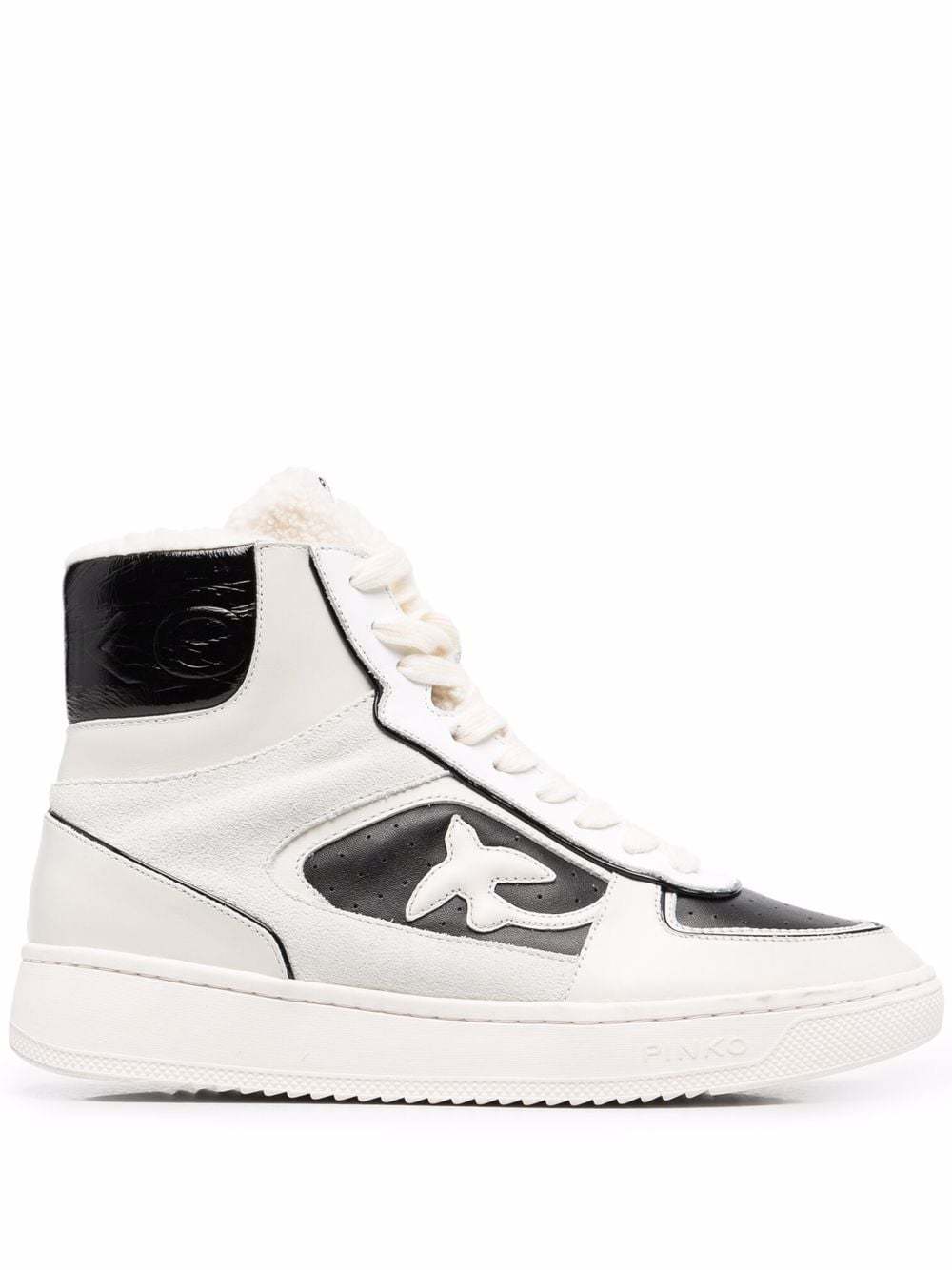 кеды HARLOW 1 HIGH-TOP TRAINERS  IVORY/BLACK PIHIGHTR01