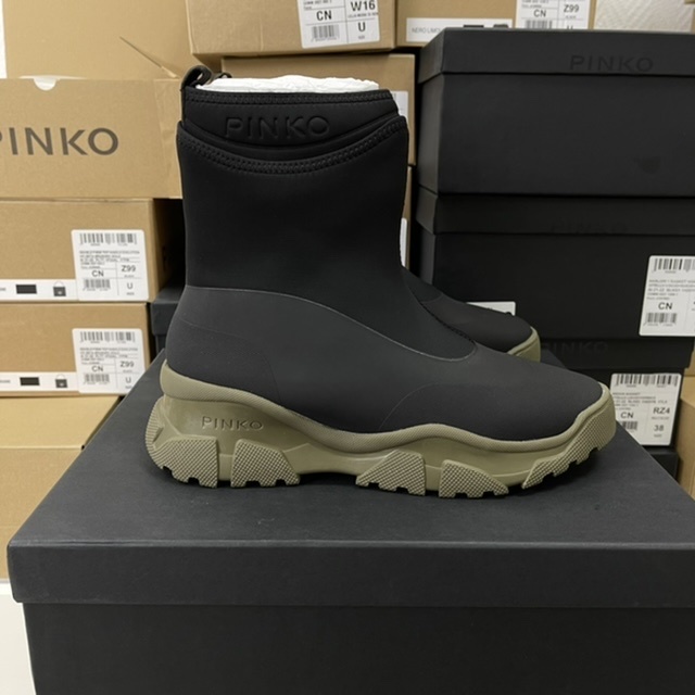ботинки Moss Trek Boot цвет Nero/Verde / Черный с зеленым PITREK03