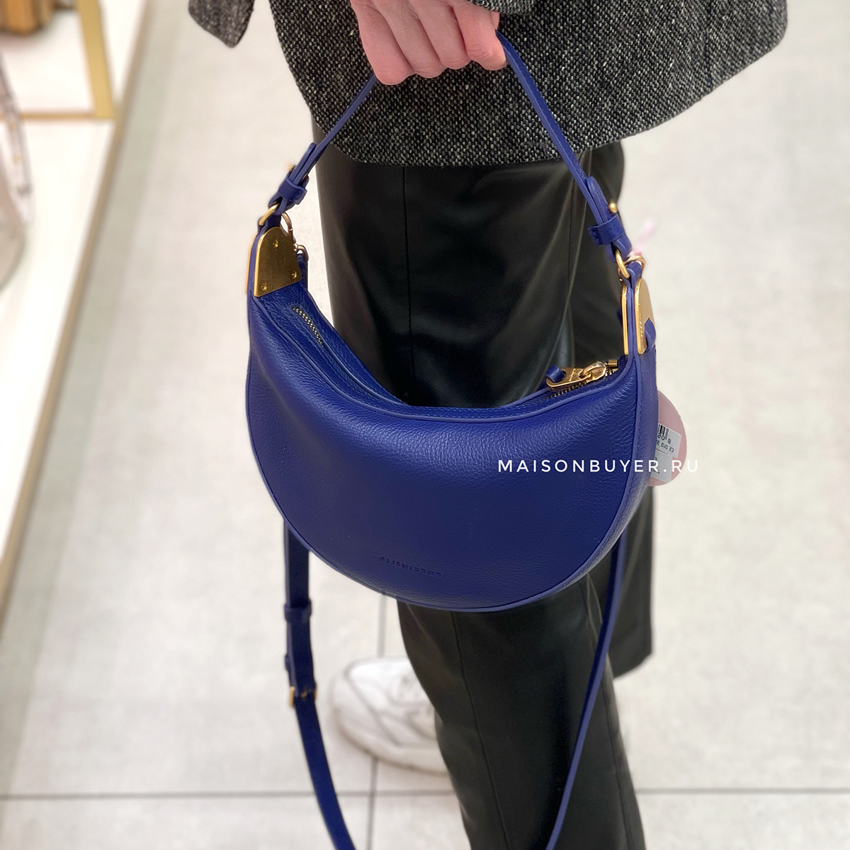 сумка COCCINELLE ANAIS MINI цвет Curacao / ярко-синий COCCIANAISSH63S