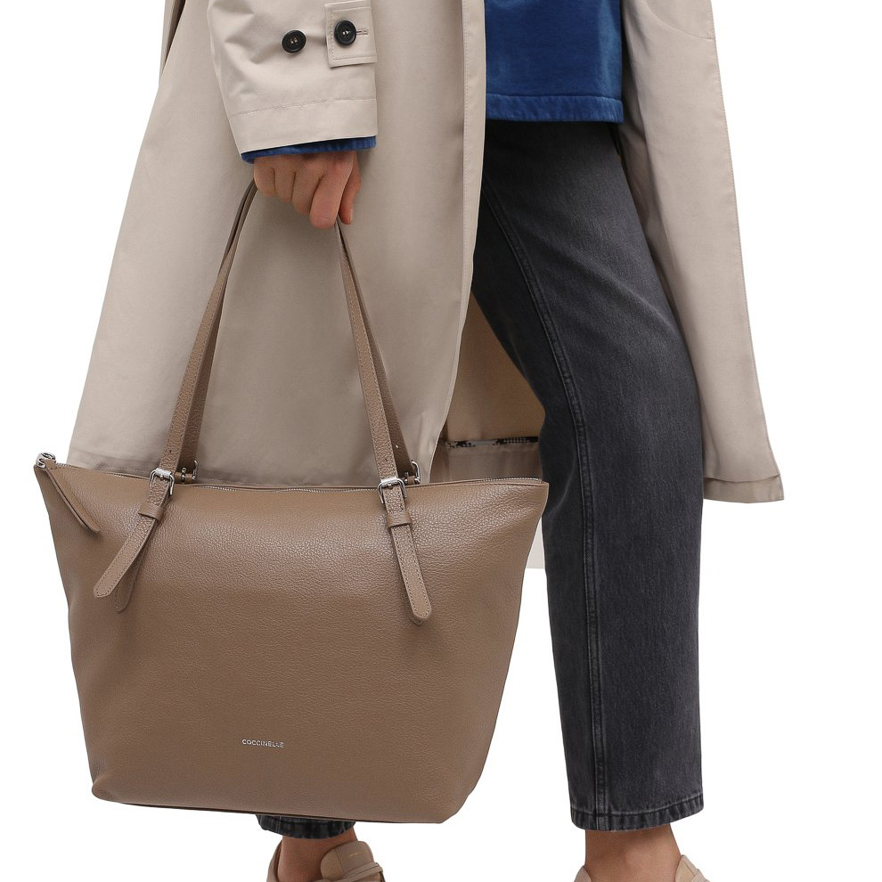сумка COCCINELLE ALIX Tote Taupe HBALIX08T