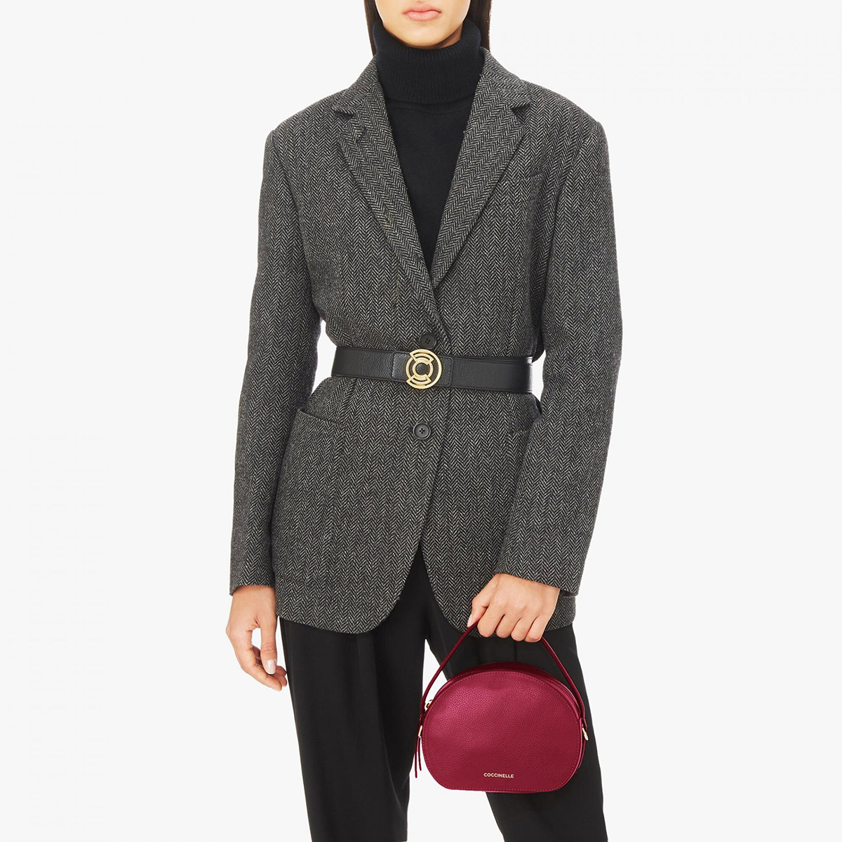 сумка COCCINELLE JULES цвет Deep violet / Приглушенная фуксия COJULES03S