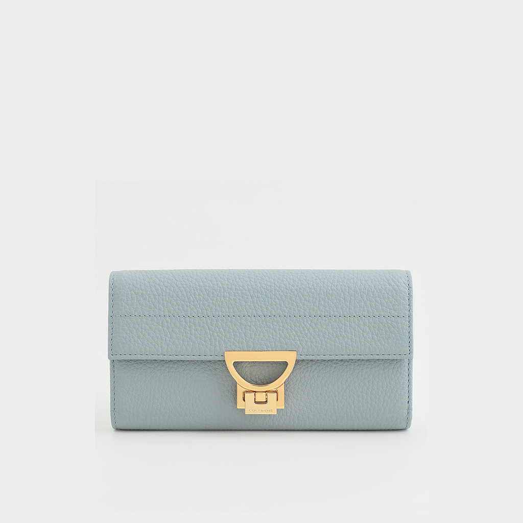 большой кошелек COCCINELLE ARLETTIS large wallet цвет Cloud / серо-голубой WLARLEL54P