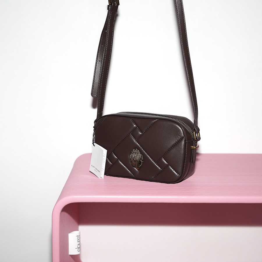 KURT GEIGER KENSINGTON CAMERA BAG Brown / шоколад
