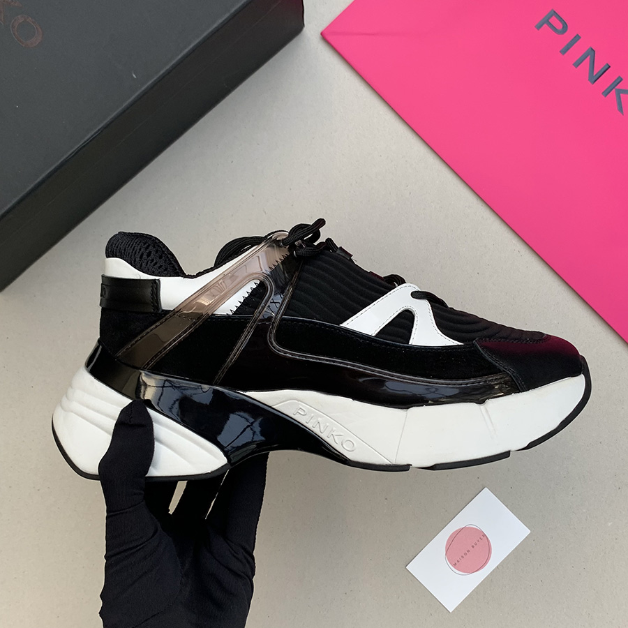 кроссовки PINKO RUBINO 2.0 Nero/Bianco PIRUBINO2.001