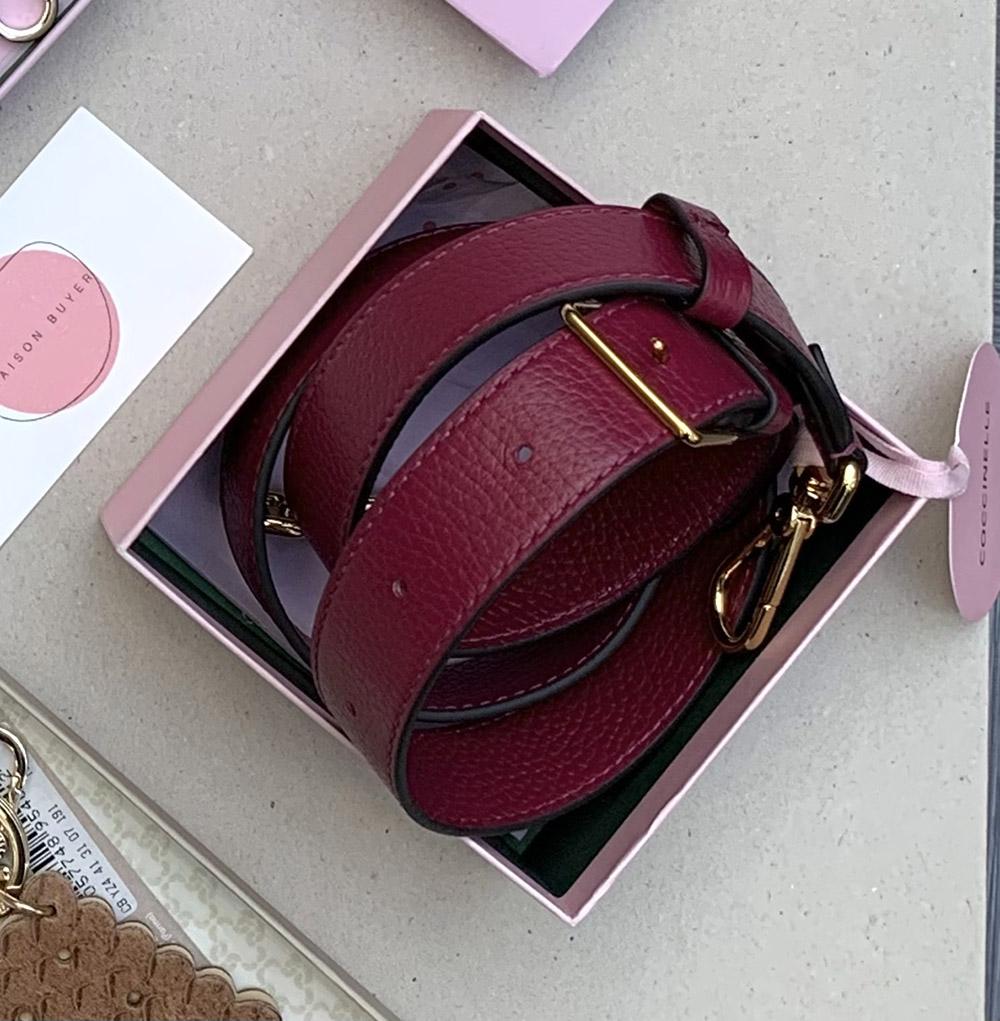 сменный ремешок COCCINELLE bag strap Deep Violet COSTRAP03