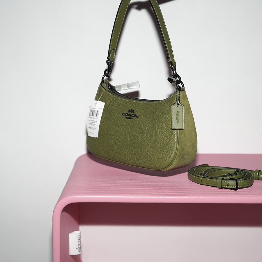 COACH TERI SHOULDER BAG Olive Green