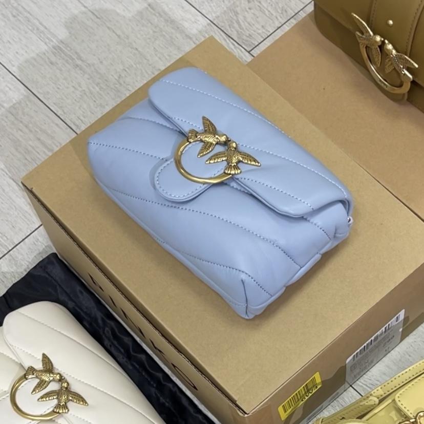 сумка PINKO BABY PUFF SHOULDER BAG SS22 Blue PIPUFFSS2205B