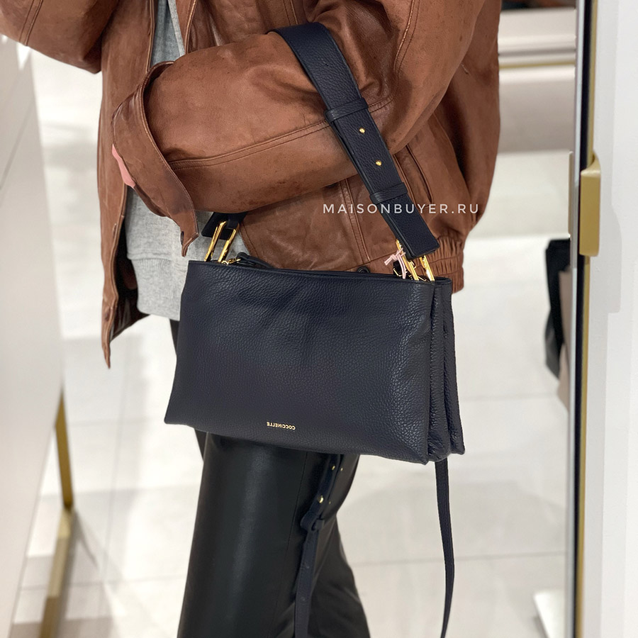 сумка COCCINELLE POPPY MEDIUM Blue Navy / Синий