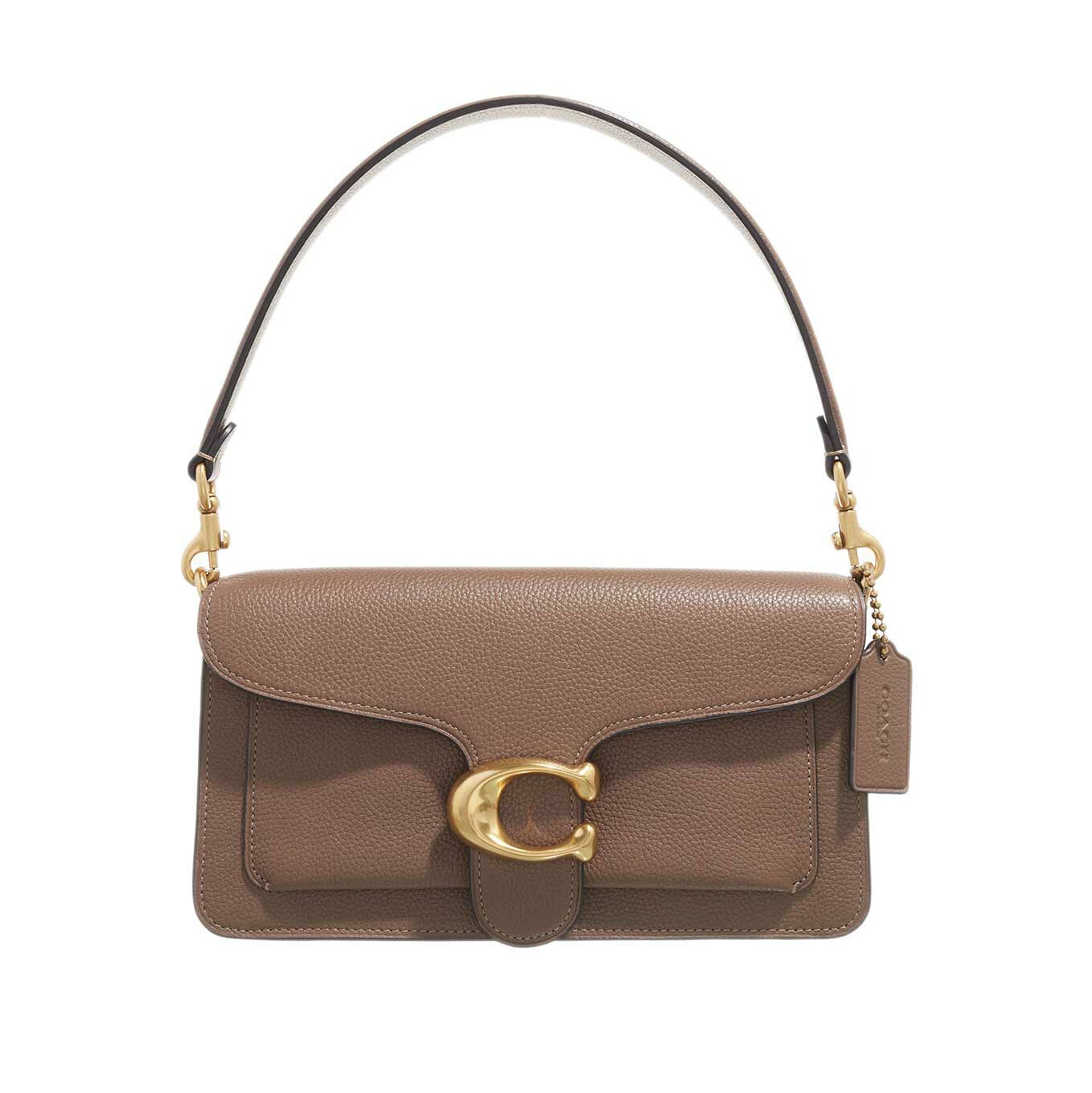 сумка COACH TABBY 26 Shoulder Bag Dark Stone / кофе с молоком