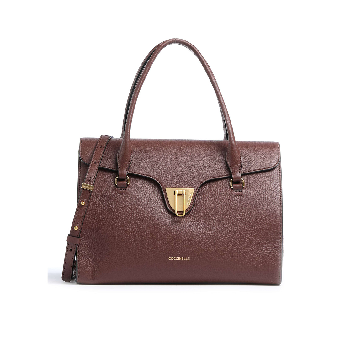 COCCINELLE BEAT SOFT SATCHEL Carruba / Бордово-шоколадный