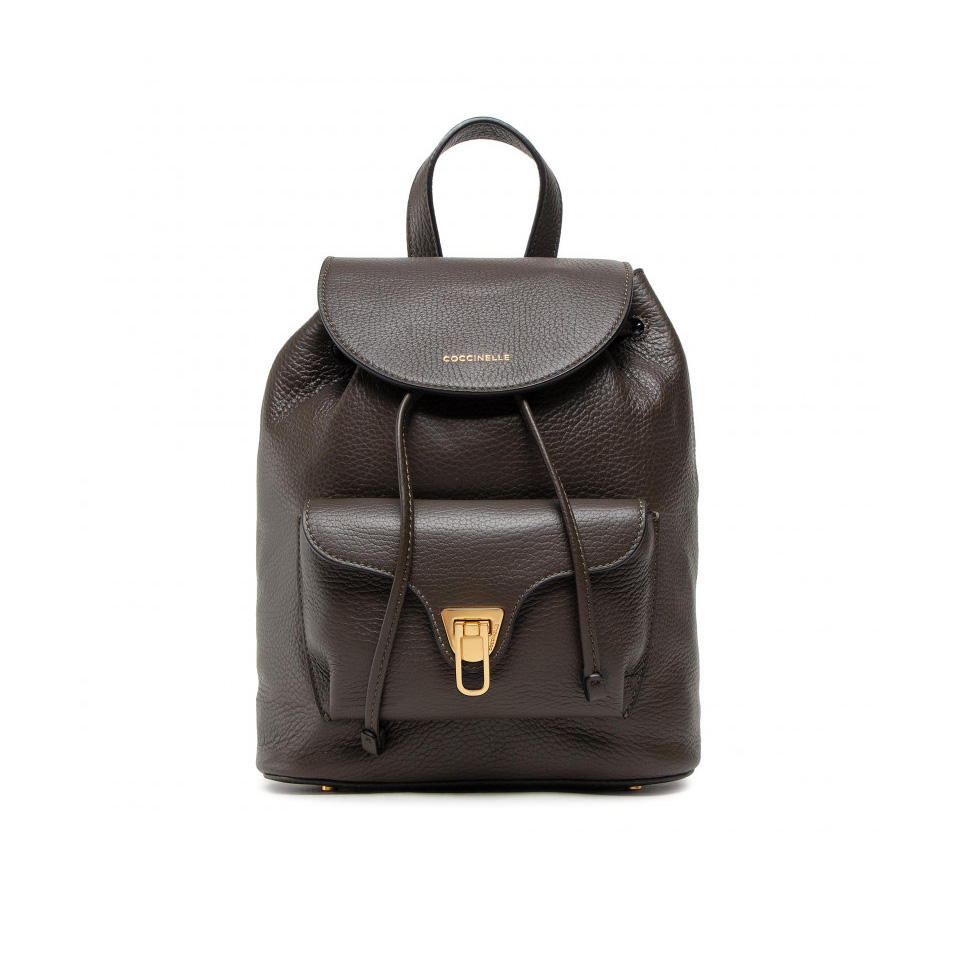 COCCINELLE BEAT BACKPACK MINI Bark / Темный серо-зеленый