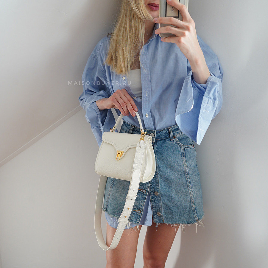 COCCINELLE MARVIN MINI White / Белый