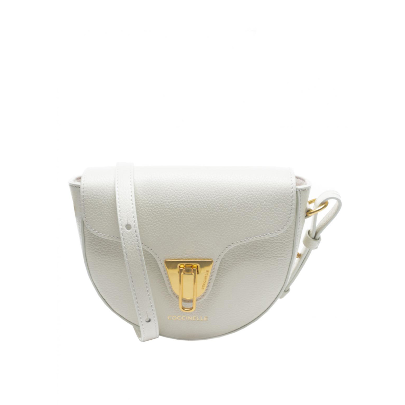 COCCINELLE BEAT HALFMOON MIGNON Chalk / Молочный