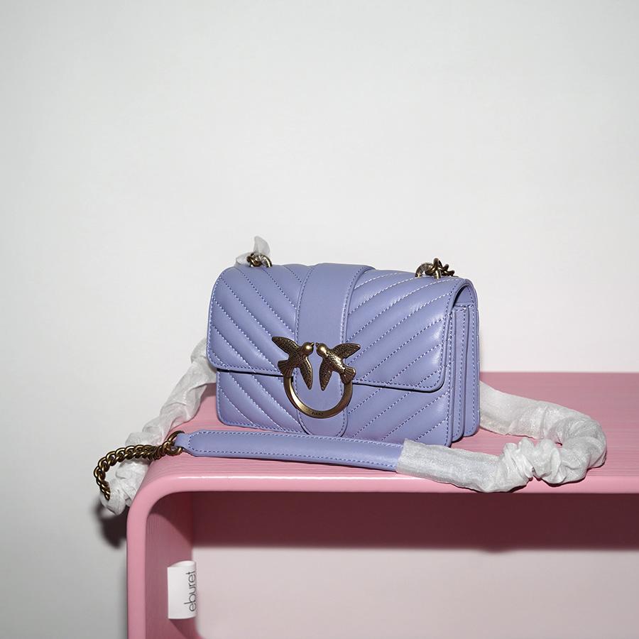 PINKO LOVE MINI ICON CHEVRON CL Lavanda / Purple Y79Q
