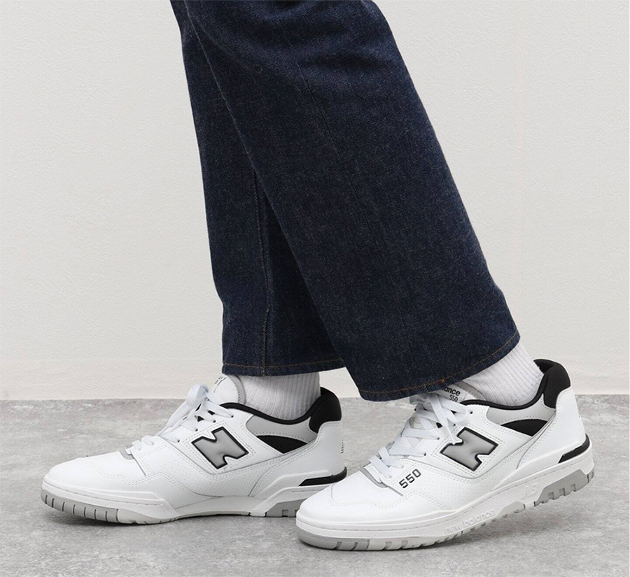 NEW BALANCE 550 White / Grey / Black BB550NCL