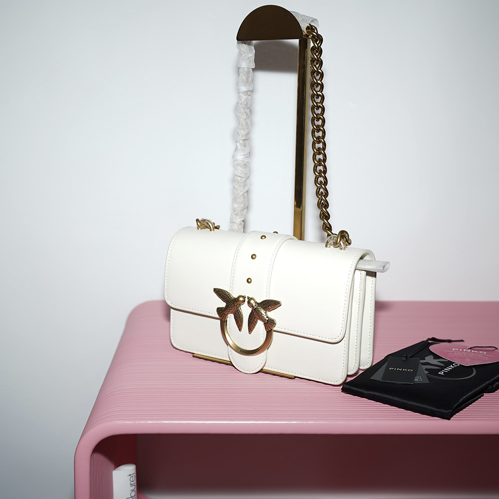 PINKO LOVE MINI ICON SIMPLY BIANCO / AVORIO