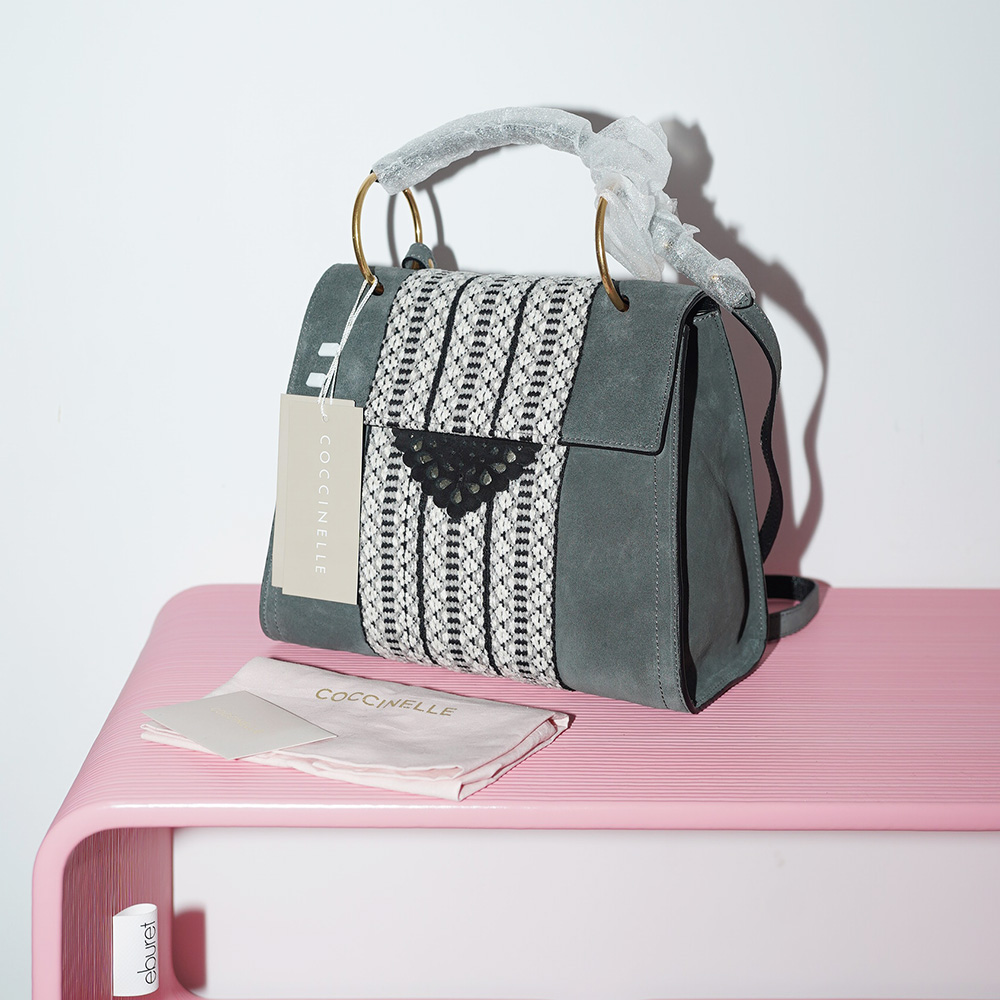 COCCINELLE B14 MEDIUM Grey Chamois Multicolor / Серый