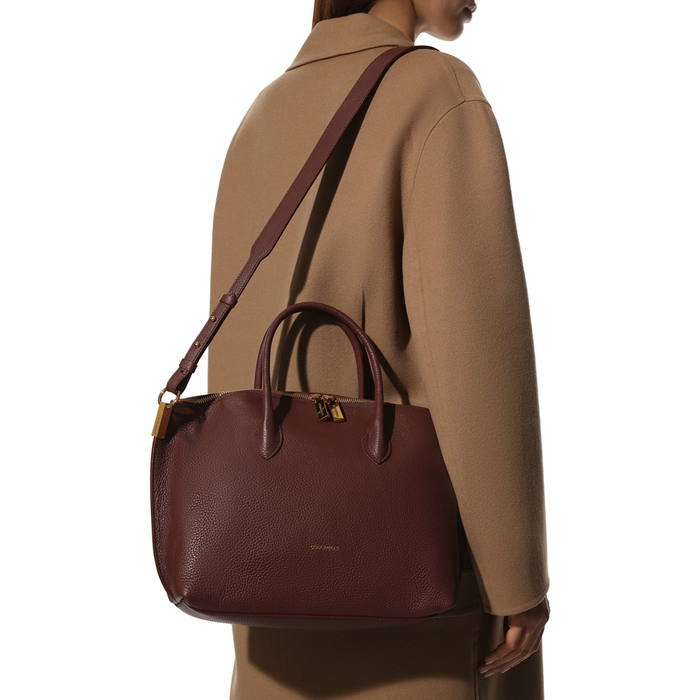 COCCINELLE ESTELLE MEDIUM Carruba / Бордово-шоколадный