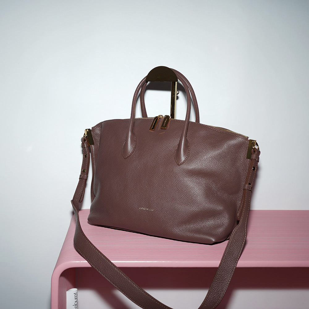COCCINELLE ESTELLE MEDIUM Carruba / Бордово-шоколадный