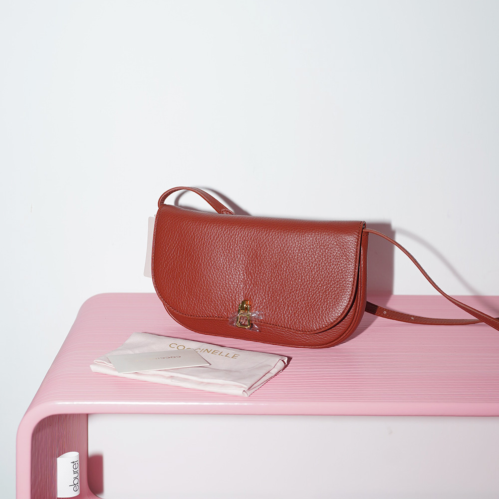 COCCINELLE MAGIE MINIBAG Acero / Кирпично-красный